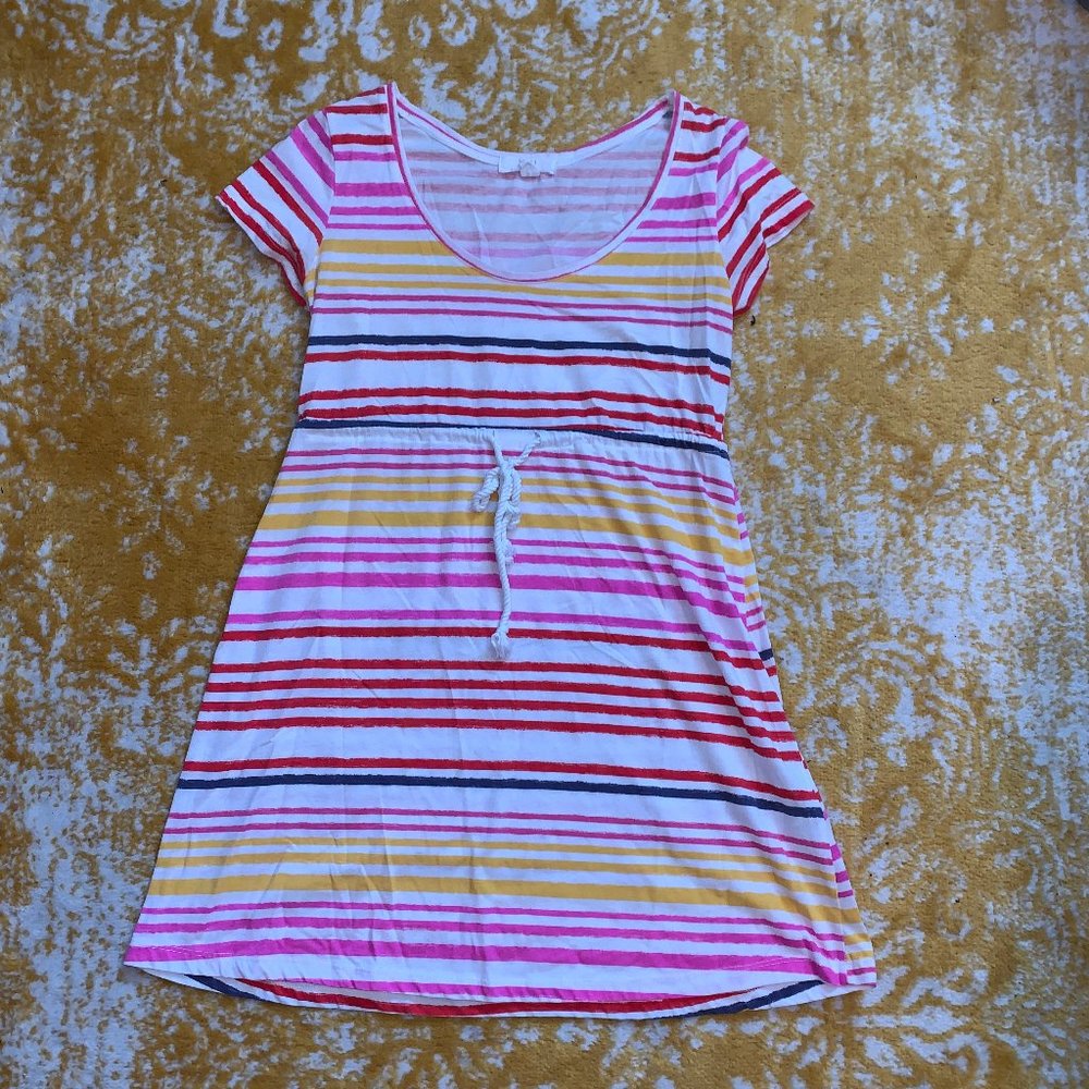 Forever 21 Colorful Stripe Cotton Dress